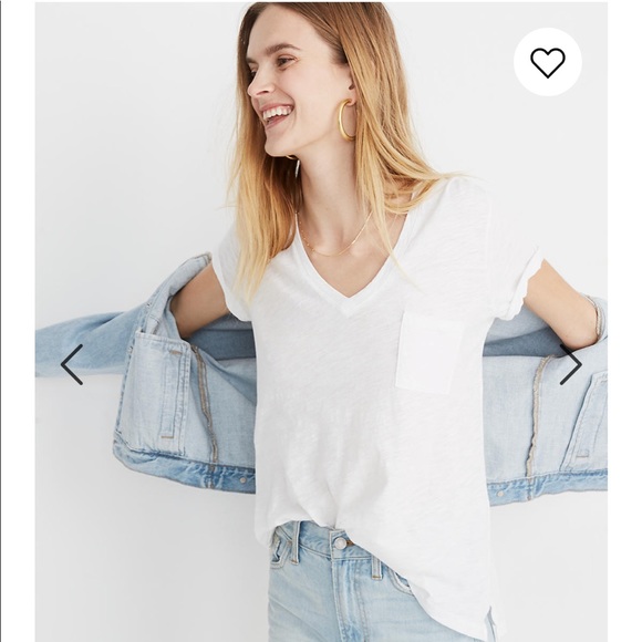 Madewell Tops - Vneck T-shirt
